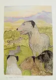 Pauline Bewick, Irish Wolfhound, print