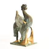 20th Century French School, Cockerel, bronze - number 2 from an edition of 8