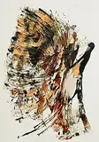 Carol Hodder, Pheasant, mixed media on paper