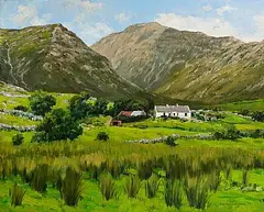 Eoin MacLochlainn, Near Clifden, Co. Galway, 1991, oil on board
