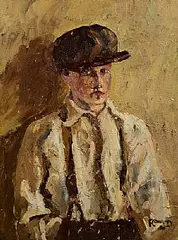 John Connery, Country Boy, 1990, oil on canvas board