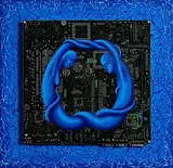 James Quinn, Get Yourself Connected, 2009, mixed media on circuit board