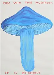 David Shrigley, You Win This Mushroom, print on 220g Munken lynx paper