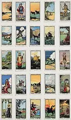 Jack Butler Yeats, Place Names of Ireland, set of 25 cigarette cards