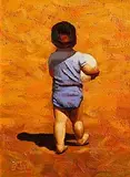 Vivienne St. Clair, Boy in a Black Cap, 2005, oil on board