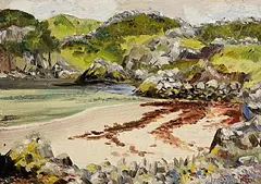 Fergus O'Ryan, Roundstone, 1970, oil on board