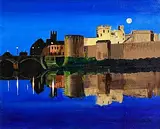 Paul Abell, King John's Castle, acrylic on canvas