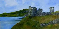 Evanne Matthews, Three Castle Head, Mizen, oil on canvas