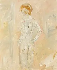 Michael Smyth, Female Nude, oil on canvas