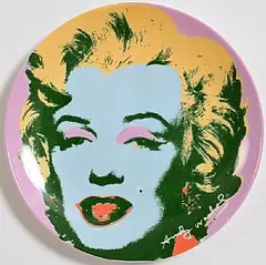 Andy Warhol American, Marilyn, ceramic plate