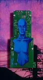 James Quinn, Wired, 2009, acrylic on board