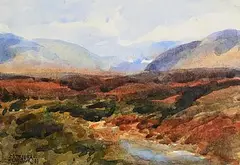 Catriona O'Connor, West Cork Landscape, 1999, watercolour on paper