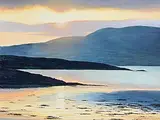 Jules Thomas, Sunset Shadows, watercolour on paper