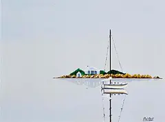 Paul Abell, Mystic Island, oil on canvas