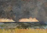 Caroline Canning, Aughrus Field, 2021, oil on paper