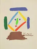Pablo Picasso Spanish, La Monja, 1968, offset lithograph - from the series 'Stories without Love'