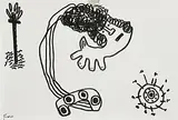 Martin Finnin, Untitled, mixed media on paper