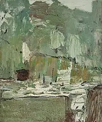 Percy Hall, Before the Storm, 1972, oil on board