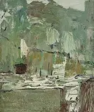 Percy Hall, Before the Storm, 1972, oil on board