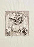 Frank O'Sullivan, Rudy, 1999, mixed media on paper