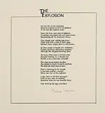 Philip Larkin, The Explosion, broadsheet