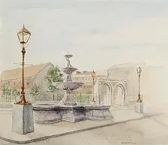 James O'Neill, Grand Parade, Cork, watercolour on paper