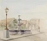 James O'Neill, Grand Parade, Cork, watercolour on paper
