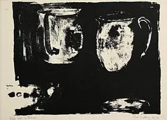 Patrick Hickey, Still Life in Black, limited edition lithograph - number 39 from an edition of 70