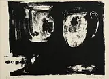 Patrick Hickey, Still Life in Black, limited edition lithograph - number 39 from an edition of 70