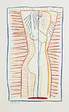 Pablo Picasso Spanish, Standing Female Nudes, lithograph - published c. 2000s from a 1946 Picasso drawing