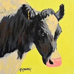 Ronald Keefer, Daisy, acrylic on board