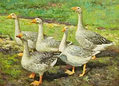 Nigel Allison, Family Time, oil on board