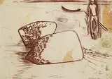 Barbara Warren, On the Beach, mixed media on paper