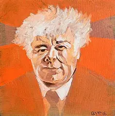 Tom Byrne, Seamus Heaney, acrylic on canvas