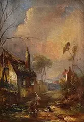 Feeding Time by 19th Century Continental School, oil on canvas, offered Sep 2026