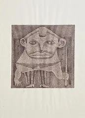 Frank O'Sullivan, Hank, 1999, mixed media on paper