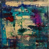 Mary Fallon, Abstract Composition, acrylic on canvas