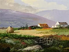 Fred Gruizinga, The Homestead, oil on canvas