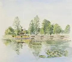 James O'Neill, Fitzgerald's Park, Cork, watercolour on paper