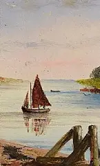 Susan Letitia Lyle, Sailing, West Cork, watercolour on paper