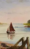 Susan Letitia Lyle, Sailing, West Cork, watercolour on paper