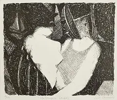 John Shinnors, Halloween Lovers, lithograph - number 9 from an edition of 10