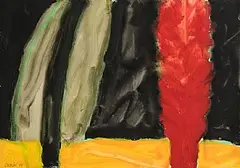 Trees, West Cork by William Crozier, 2007, gouache on paper, sold Sep 2026