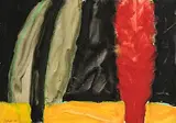 William Crozier, Trees, West Cork, 2007, gouache on paper