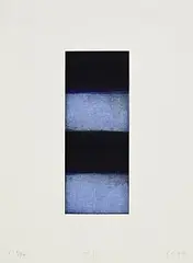 Sean Scully, Ten Towers, 1999, aquatint on wove paper - number 4 from an edition of 40 - published by Burnet Editions, New York