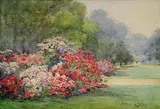 Mildred Anne Butler, Garden at Kilmurry, watercolour on paper