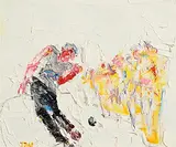 John B. Vallely, The Winning Bowl, oil on canvas