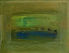 Seán McSweeney, Evening Bogland, 2004, acrylic on paper