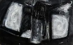 Tony O'Malley, St. Ives, 1995, mixed media on card