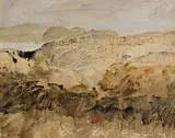Basil Blackshaw, Rosbeg Landscape, oil on canvas laid on board